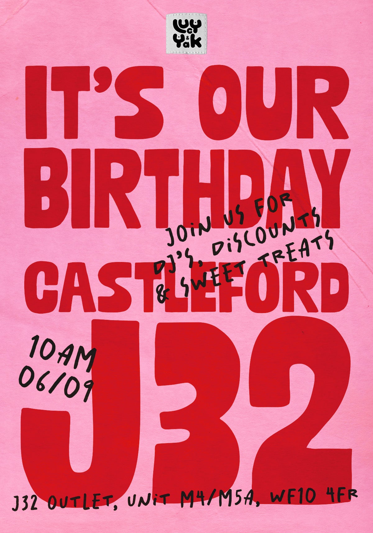 It’s our Birthday! Lucy & Yak Outlet