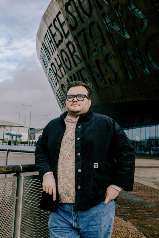Olly - Corduroy Jacket in Black
