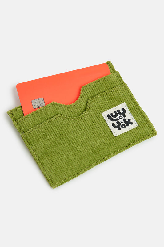 Albi - Card Holder in Lima Bean Green