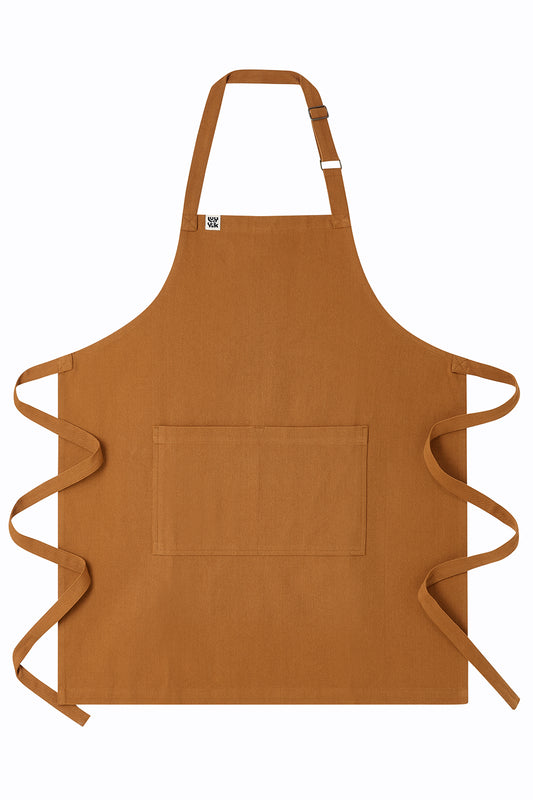 Amaia - Heavyweight Cotton Apron in Tan