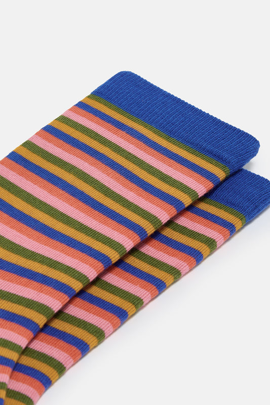 JoJo - Cotton Socks in Kitchen Stripe