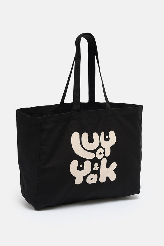 Large Tote Bag in Black