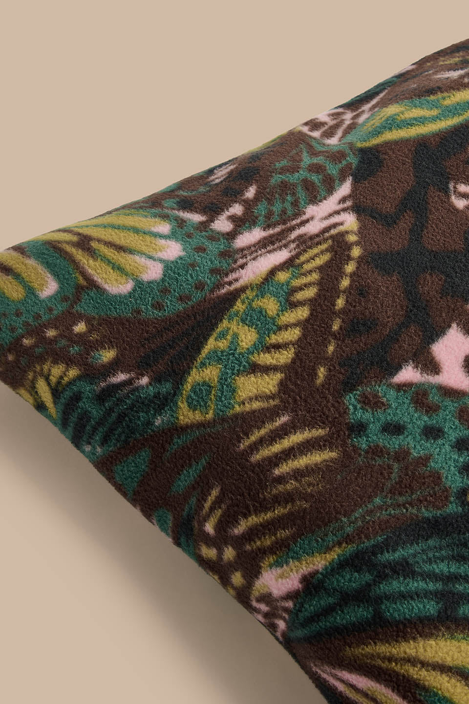 Bruna - Fleece Cushion Cover in Botanist Butterfly Print