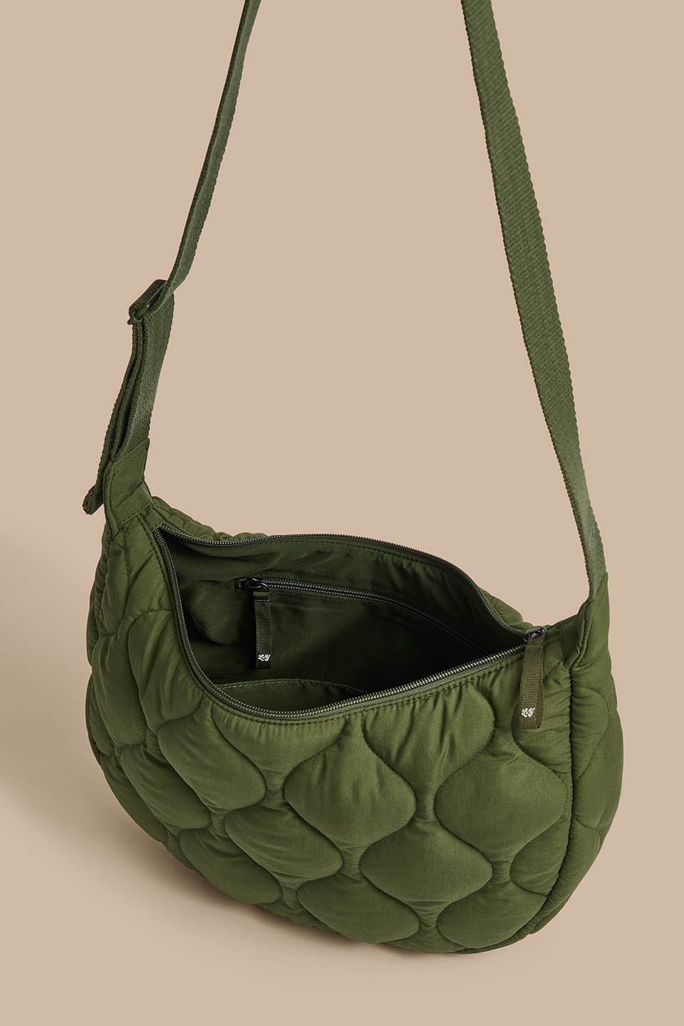 Bryony - Crossbody Quilted Bag in Khaki