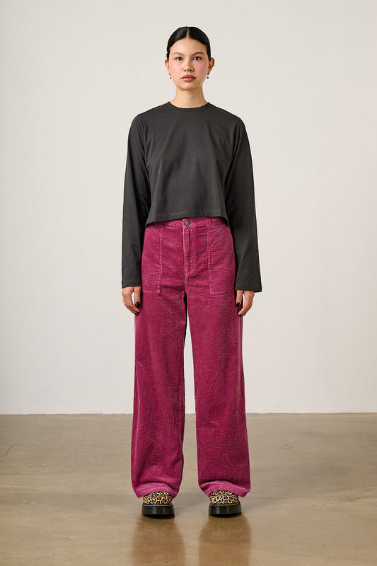 Mio T-Shirt - Organic Cotton in Charcoal