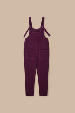 Original - Corduroy Dungarees in Grape Wine