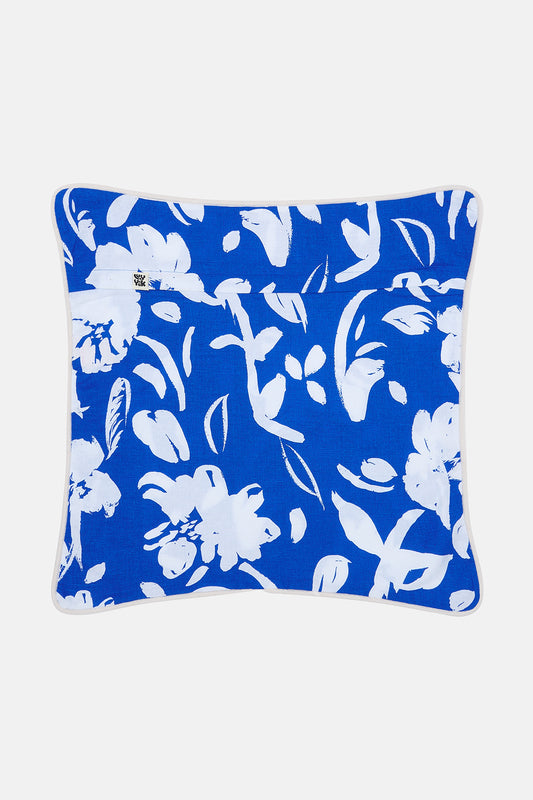 Bruna - Cushion Cover in Blue Bloom Print