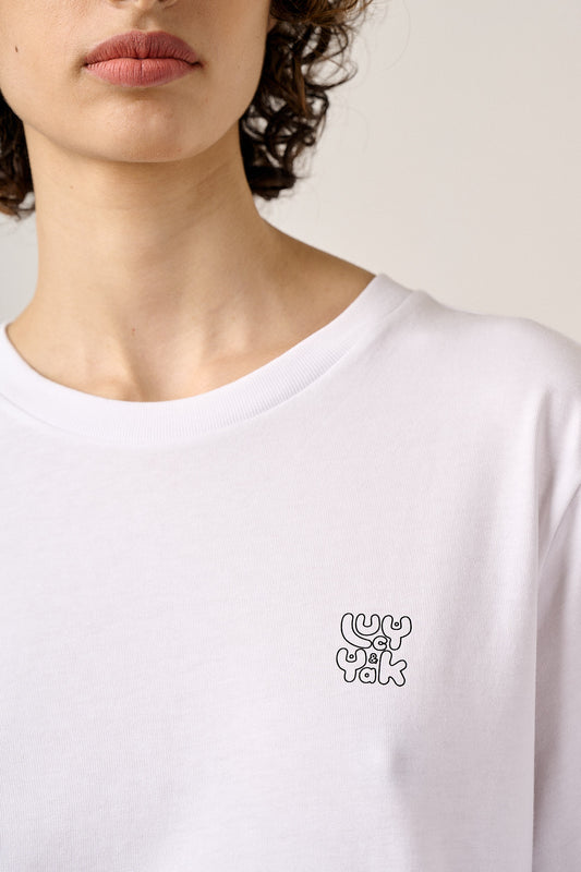 Denver - Cotton T-Shirt in White