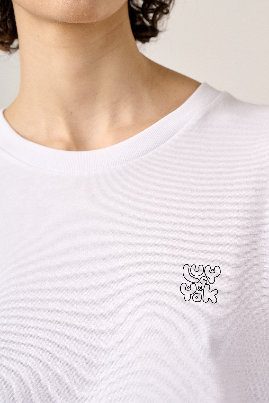Denver - Cotton T-Shirt in White