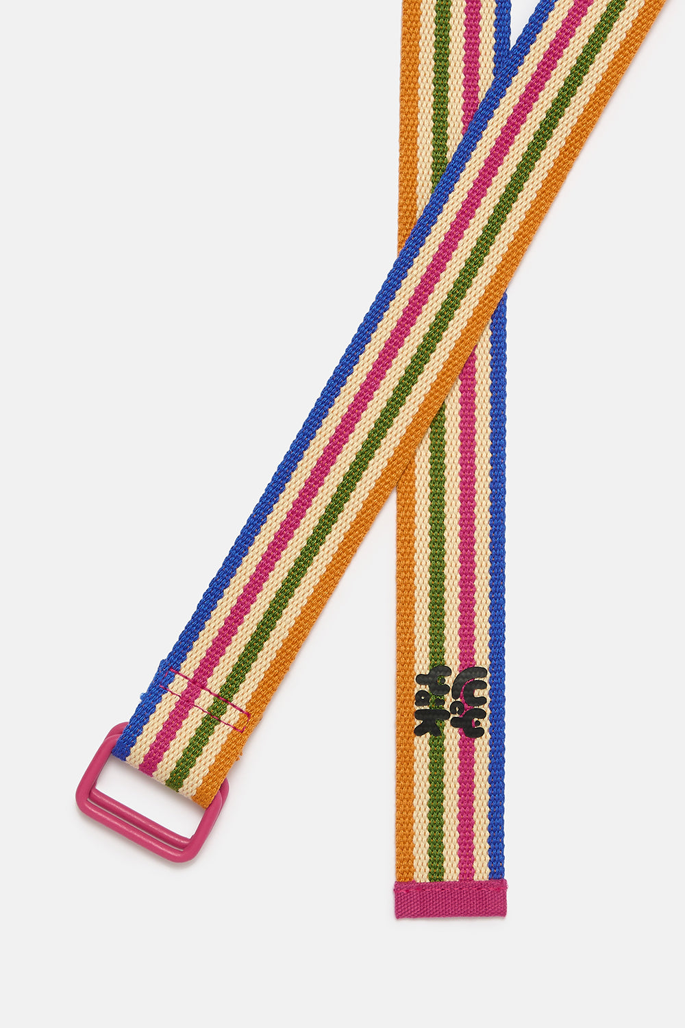 Flynn - D-Ring Cotton Belt in Rainbow Refresh