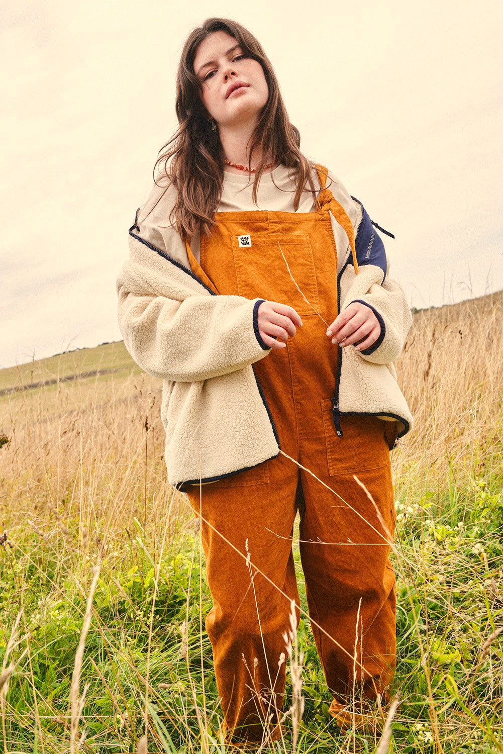 Original - Corduroy Dungarees in Mustard Yellow