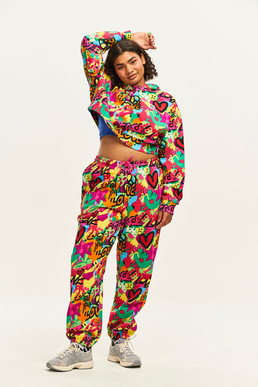 L.E. Jamie Jogger: ORGANIC COTTON - Graffiti
