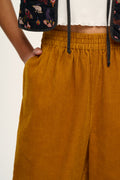 Billie Trousers: ORGANIC CORDUROY - Mustard