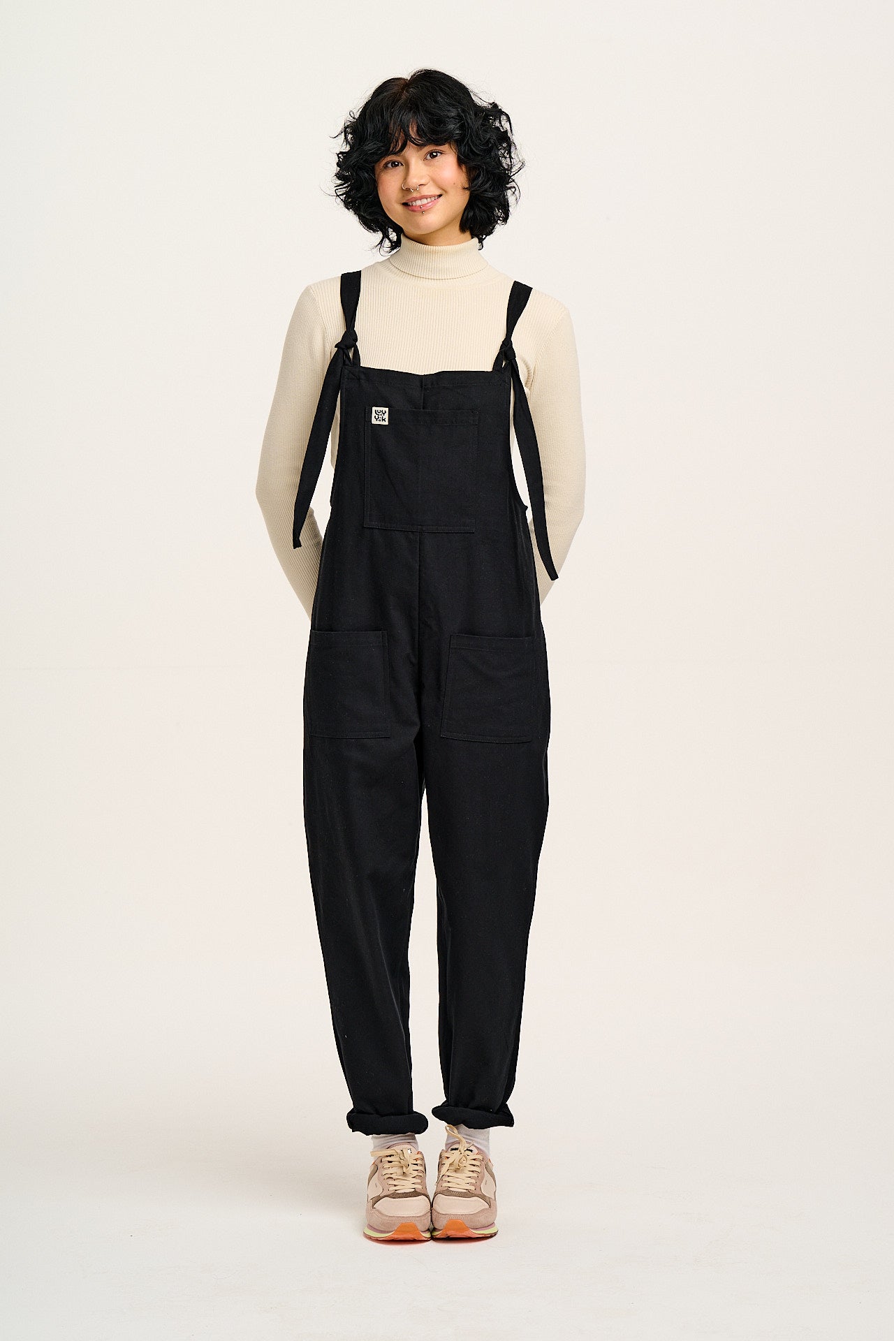 Original Cotton Dungarees in Black – Lucy Yak