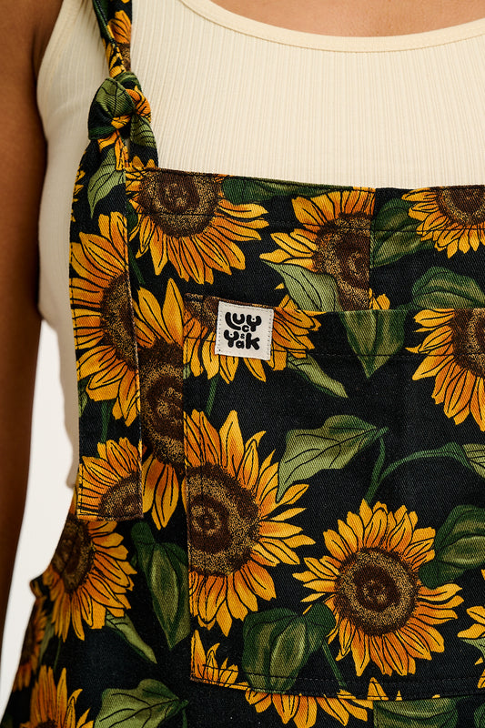 Original - Cotton Dungarees in Sunflower Print
