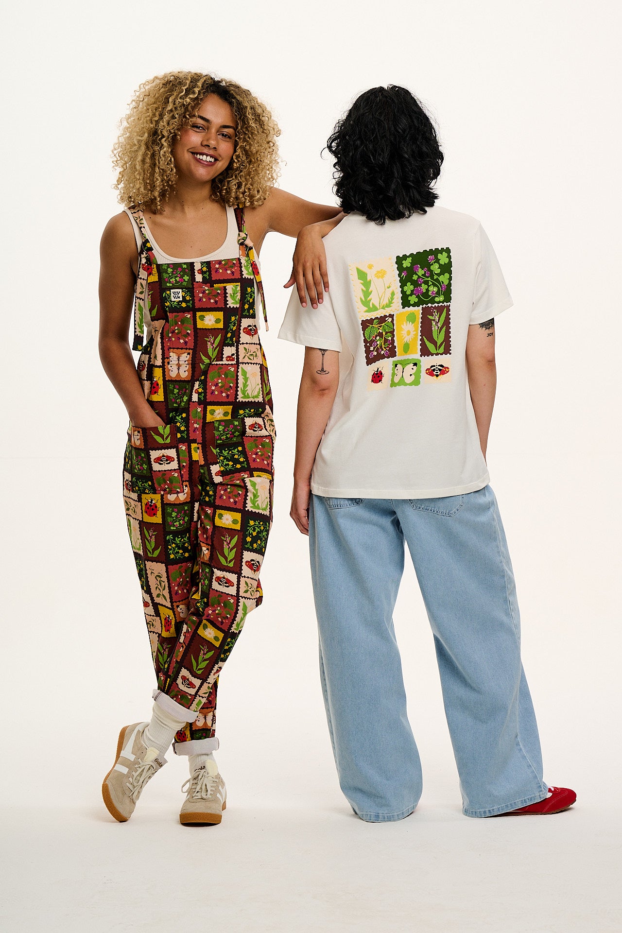 L.E. Denver - Cotton T-Shirt in Artist Print by Esmé Taylor