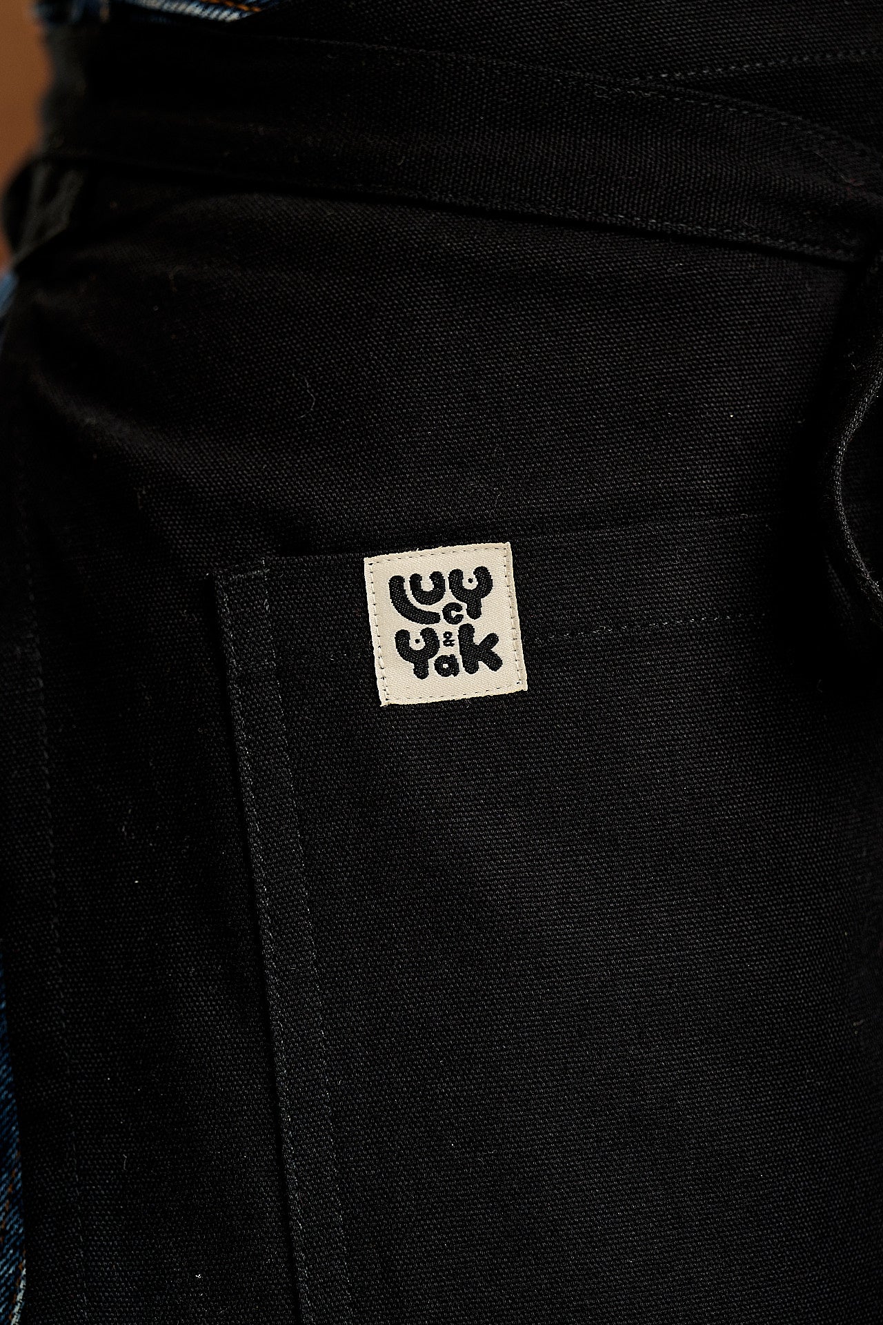 Millau - Midweight Cotton Waist Apron in Black