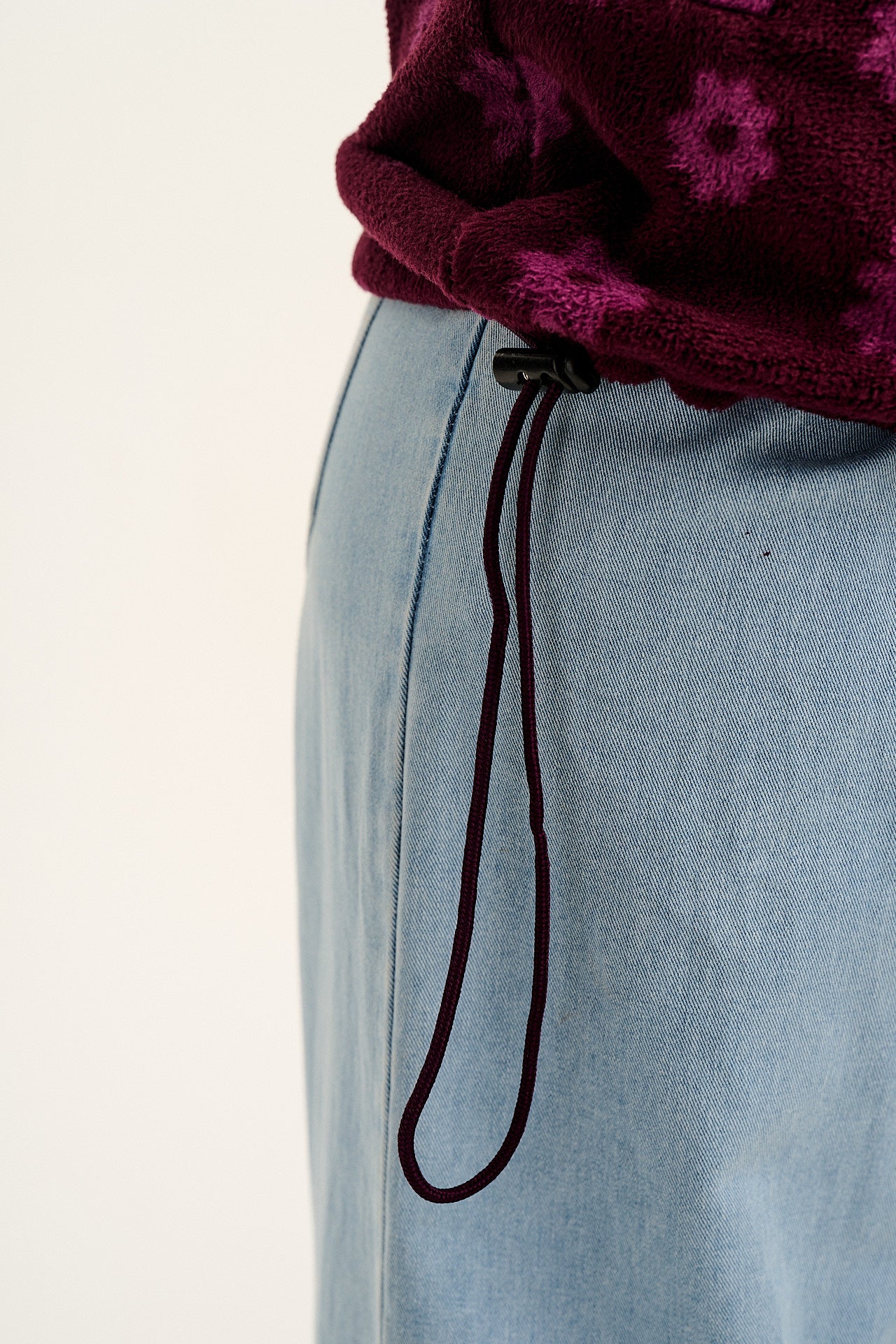 Stevie - Polar Fleece in Purple Delano Floral Print