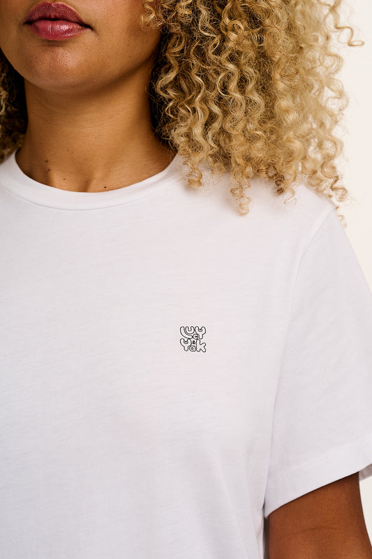 Denver - Cotton T-Shirt in White