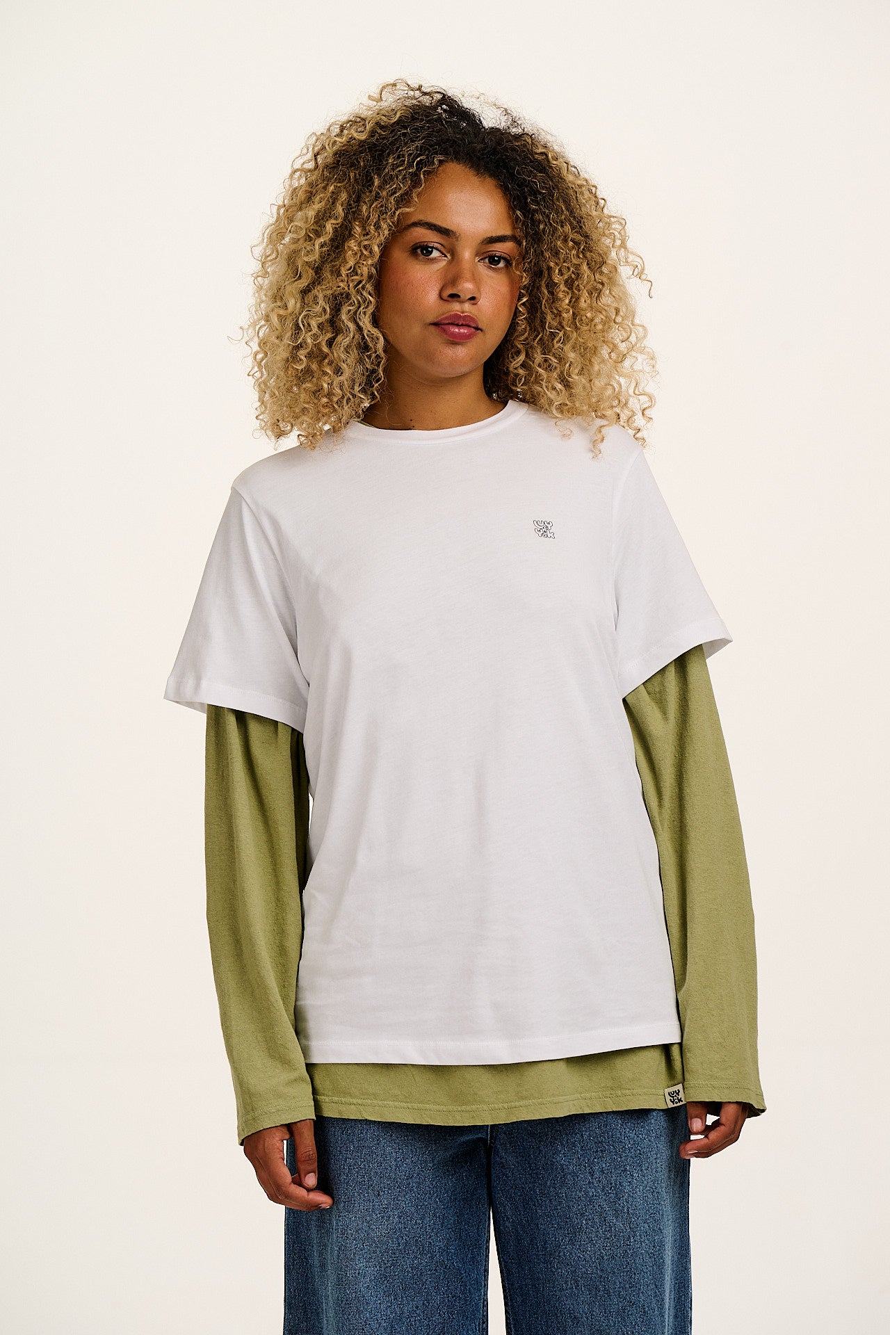 Denver - Cotton T-Shirt in White