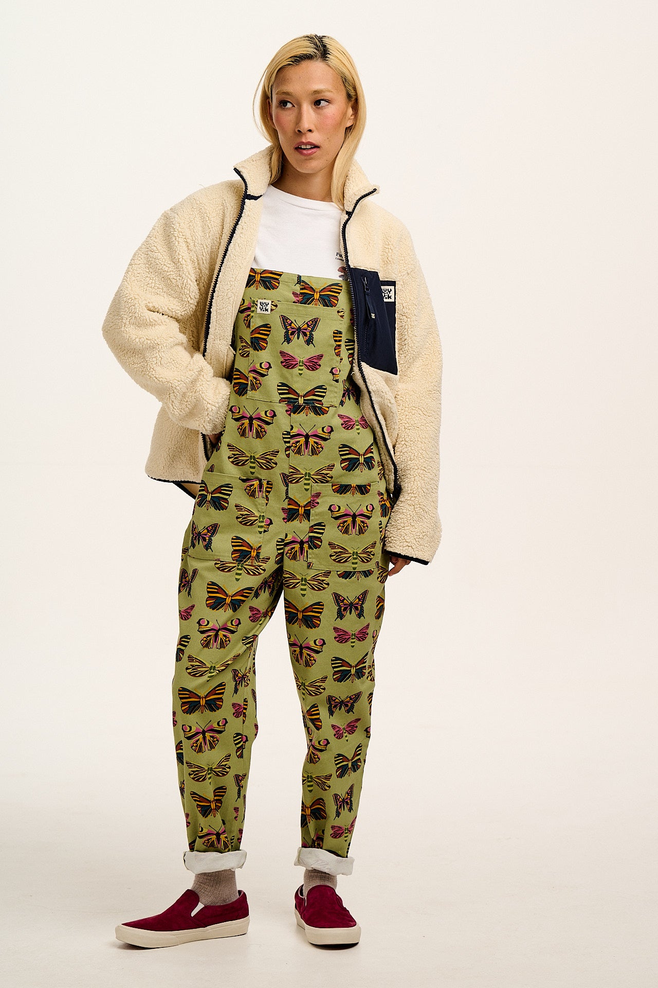 Original - Cotton Dungaree in Green Papilio