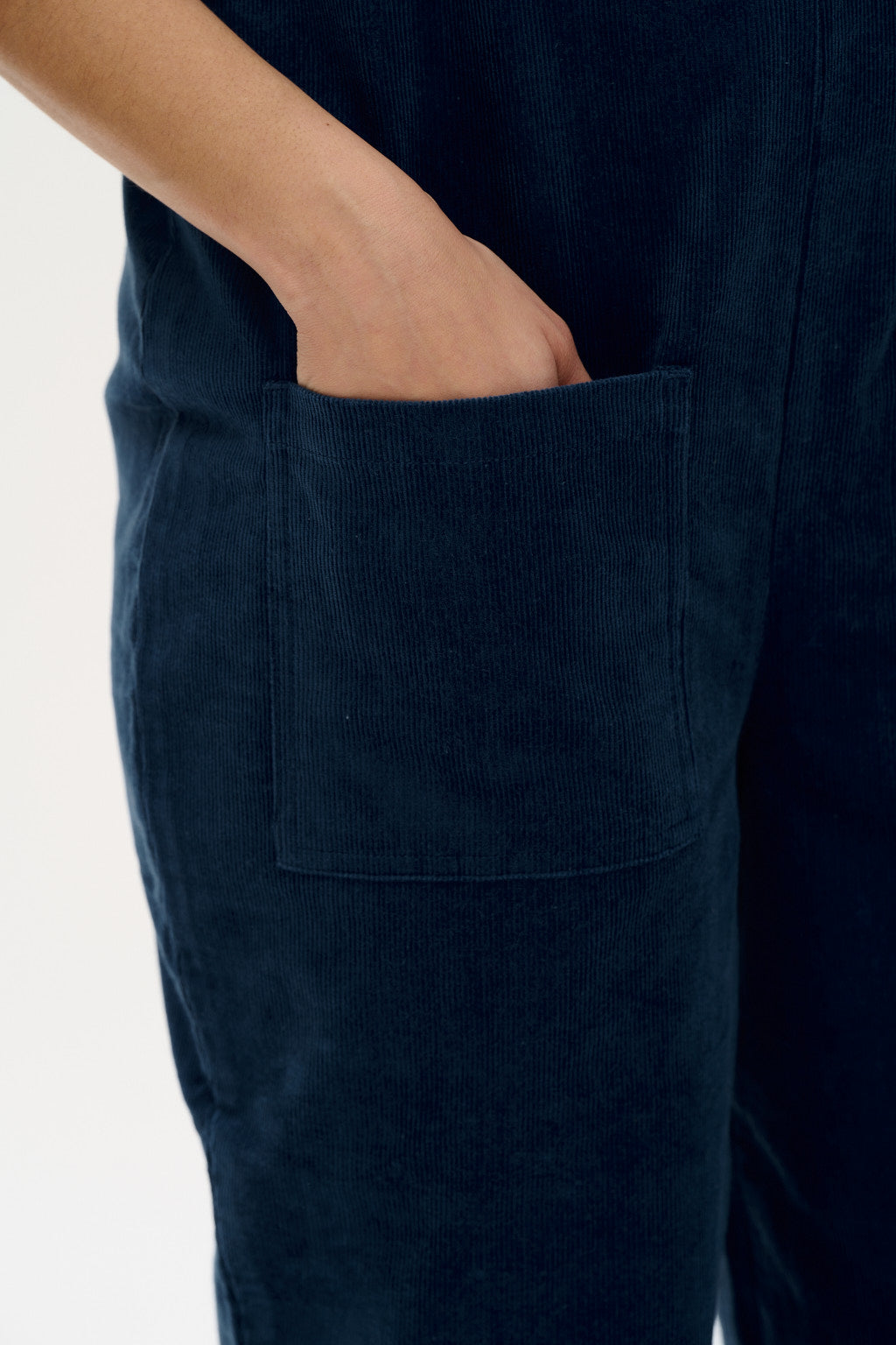 Original - Corduroy Dungarees in Sea Blue