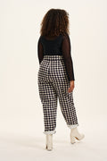 Addison Tapered Jeans: ORGANIC TWILL - Gingham-Lou