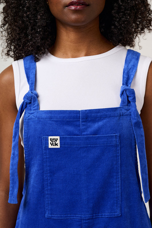 Original - Corduroy Dungarees in Cobalt Blue