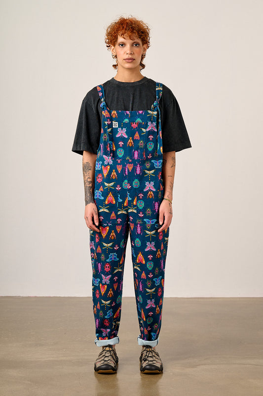 L.E Original - Cotton Dungarees In Navy Brooke Hornsby & Yak