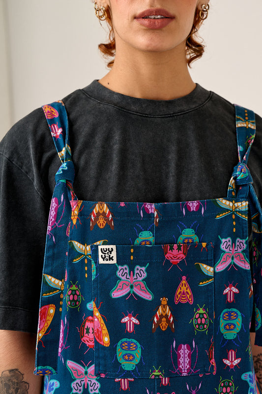 L.E Original - Cotton Dungarees In Navy Brooke Hornsby & Yak