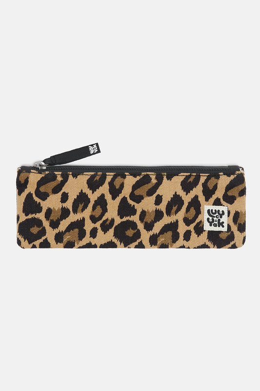 Pierra - Pencil Case Pouch in Leopard Print