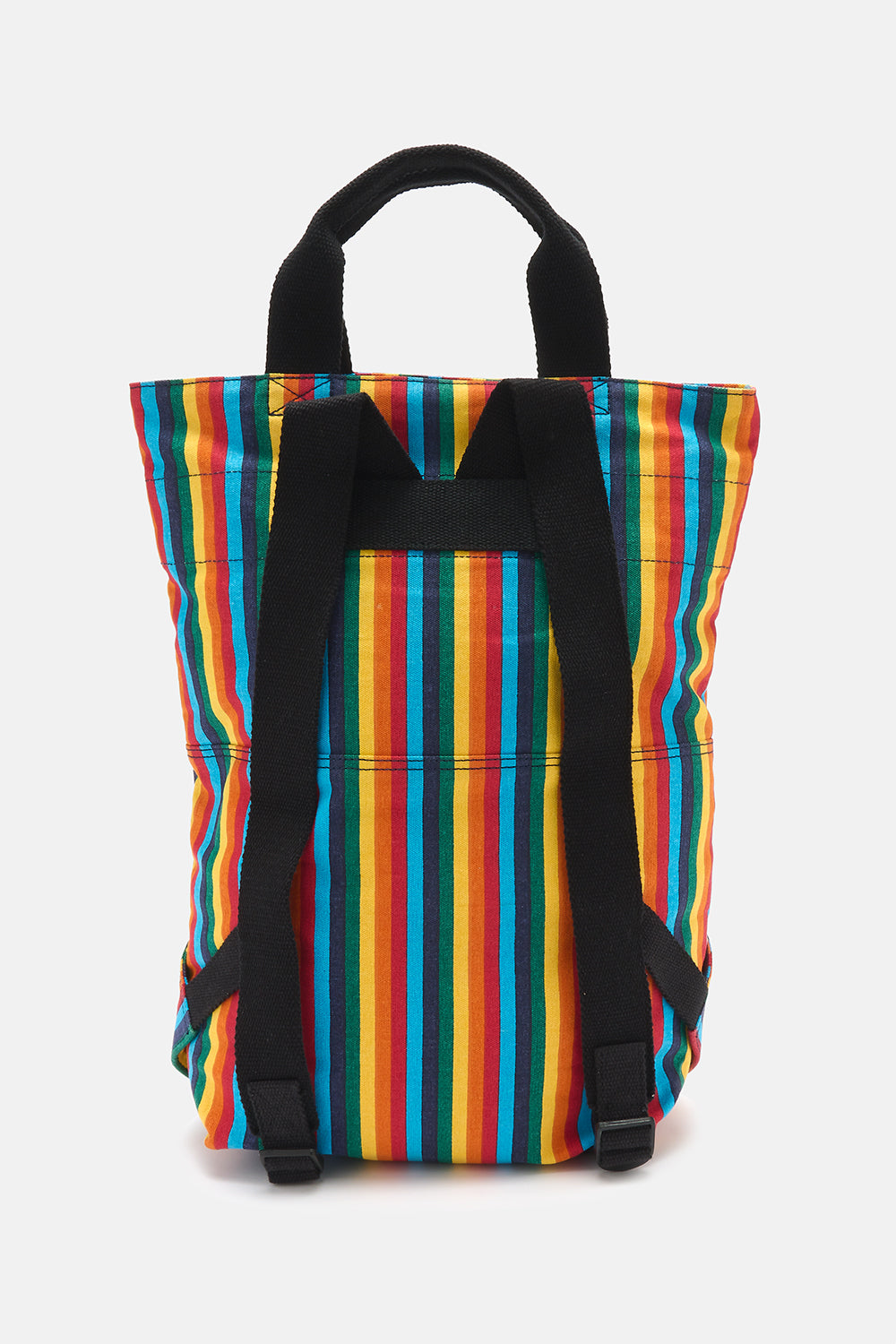 Dylan Backpack: ORGANIC COTTON - Rainbow
