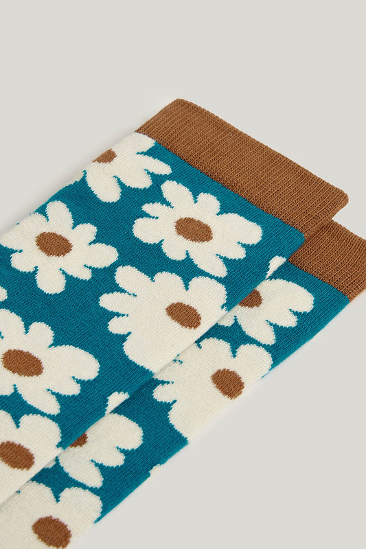 JoJo - Cotton Socks in Chase Floral