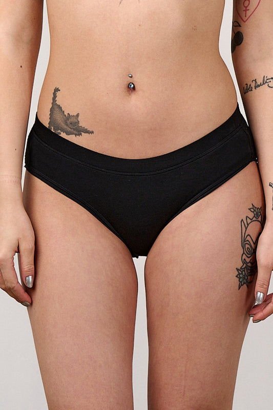 Collette - Viscose Bikini Brief in Black