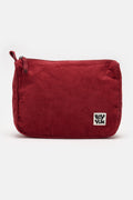 Washbag: DEADSTOCK FABRIC - Red Cord