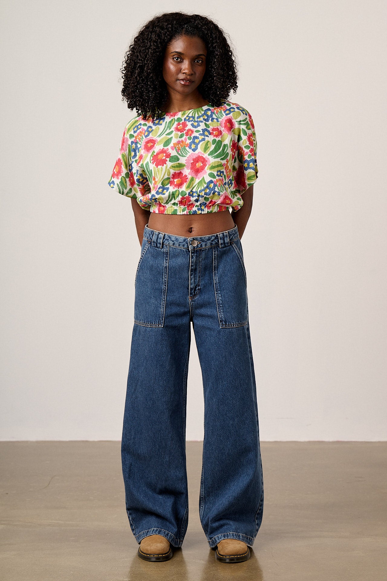 Zamora - Cotton Top in Ivory Marie