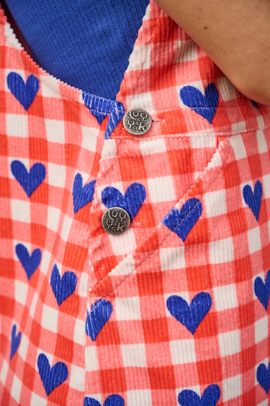 Danni Dress: ORGANIC CORDUROY - Martha Print