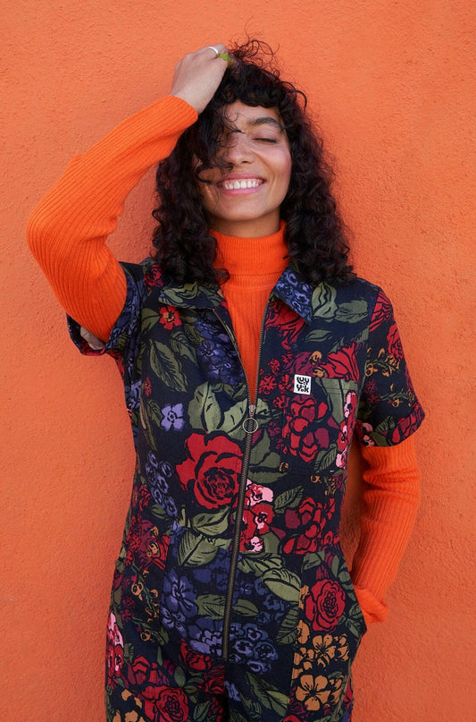 Ragan - Cotton Jumpsuit in Maria Print