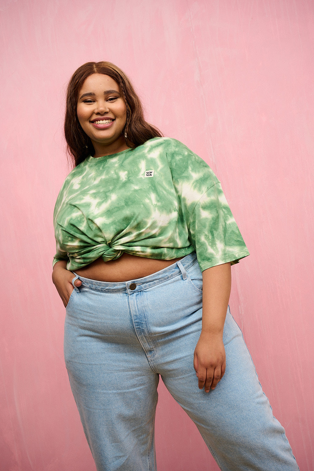 Benny T-Shirt ORGANIC COTTON - Green Tie Dye