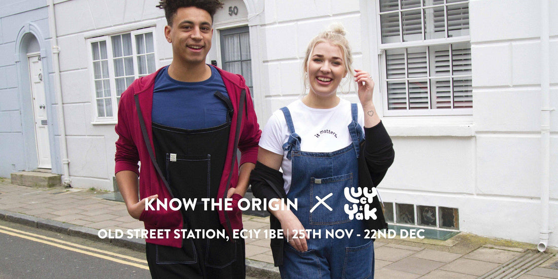 London Calling - Come & meet us at Know The Origin X Lucy & Yak pop up!