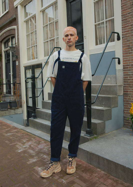 Original - Corduroy Dungarees in Sailor Blue