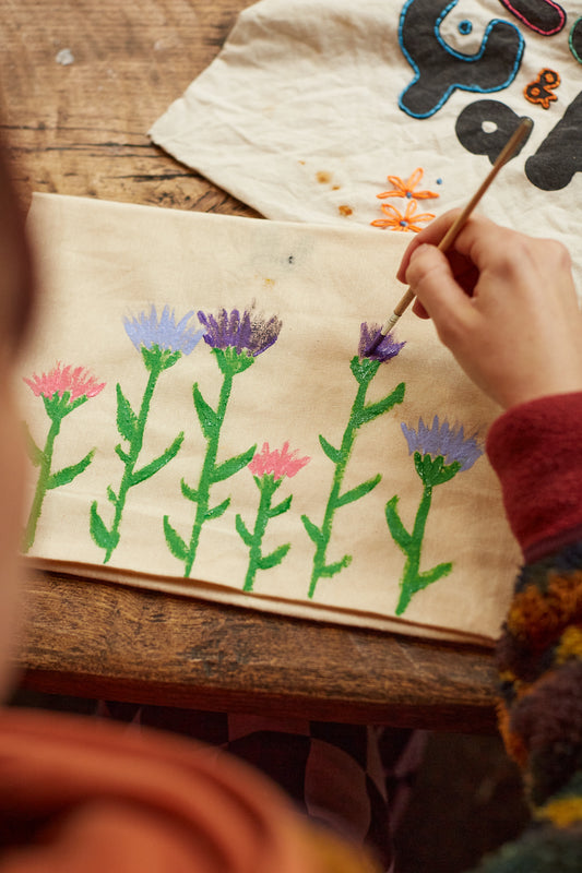 🧵Re:Yak Tote Bag Painting Workshop 🎨