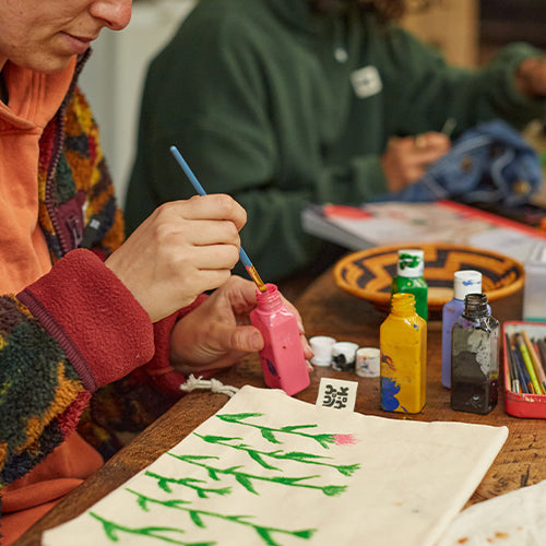 Manchester: Re:Yak Tote Bag Painting