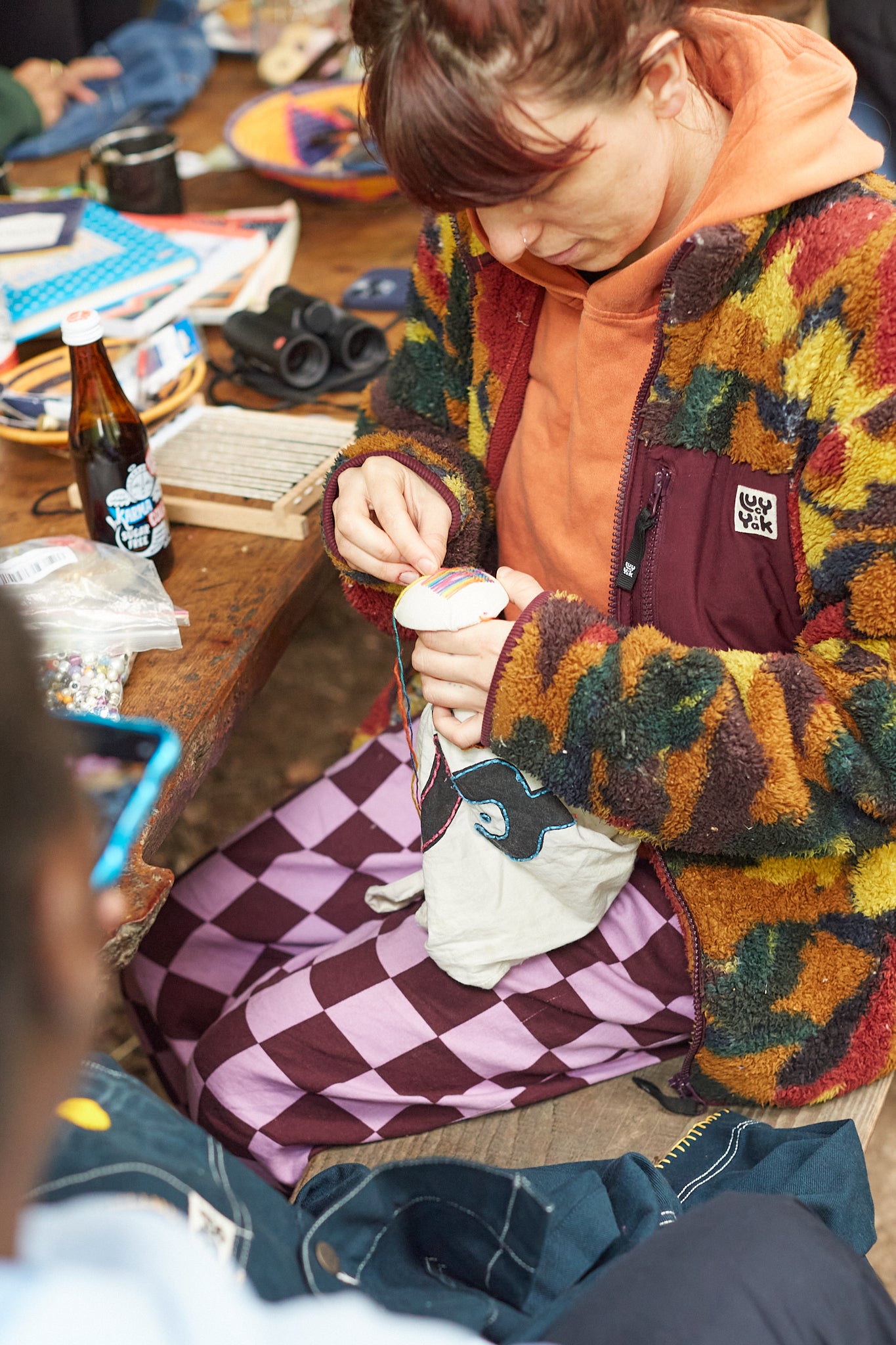 Exeter Re:Yak Workshop - Embroidery and Keyring Making