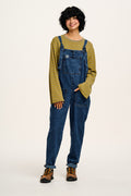 Original - Denim Dungarees in Mid Wash Blue