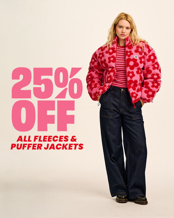 25% off all fleeces and jackets