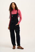 Aiden - Roll Neck Knitted Cotton Top in Rose Pink