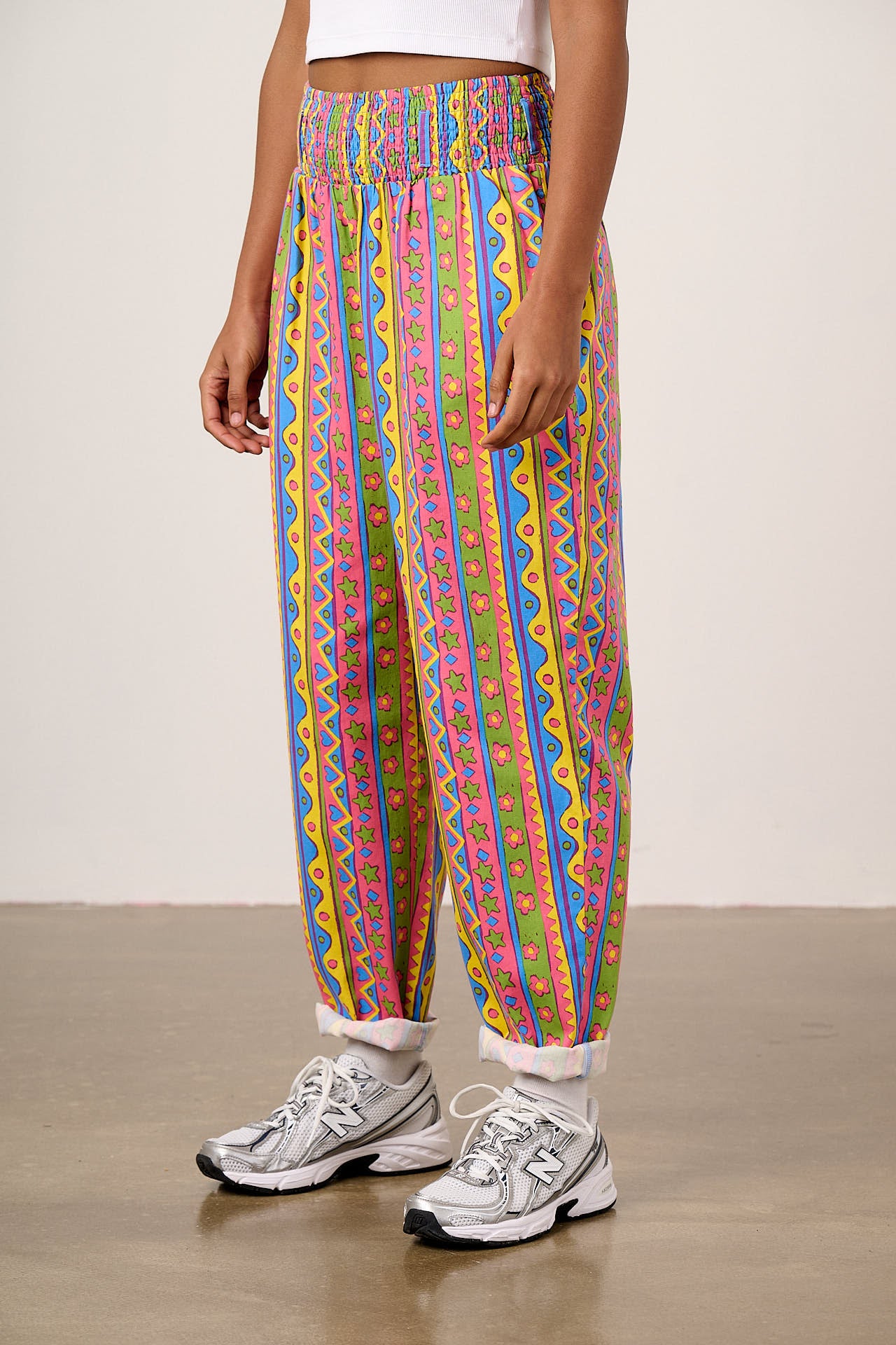 雑*魚様 50s~60s rayon cotton Slacks Alexa - Loose Tapered Leg Trousers - Organic Cotton – Lucy & Yak