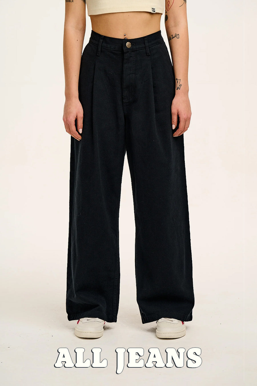Drew - Mid Rise Straight Jeans & Trousers - Organic Cotton – Lucy
