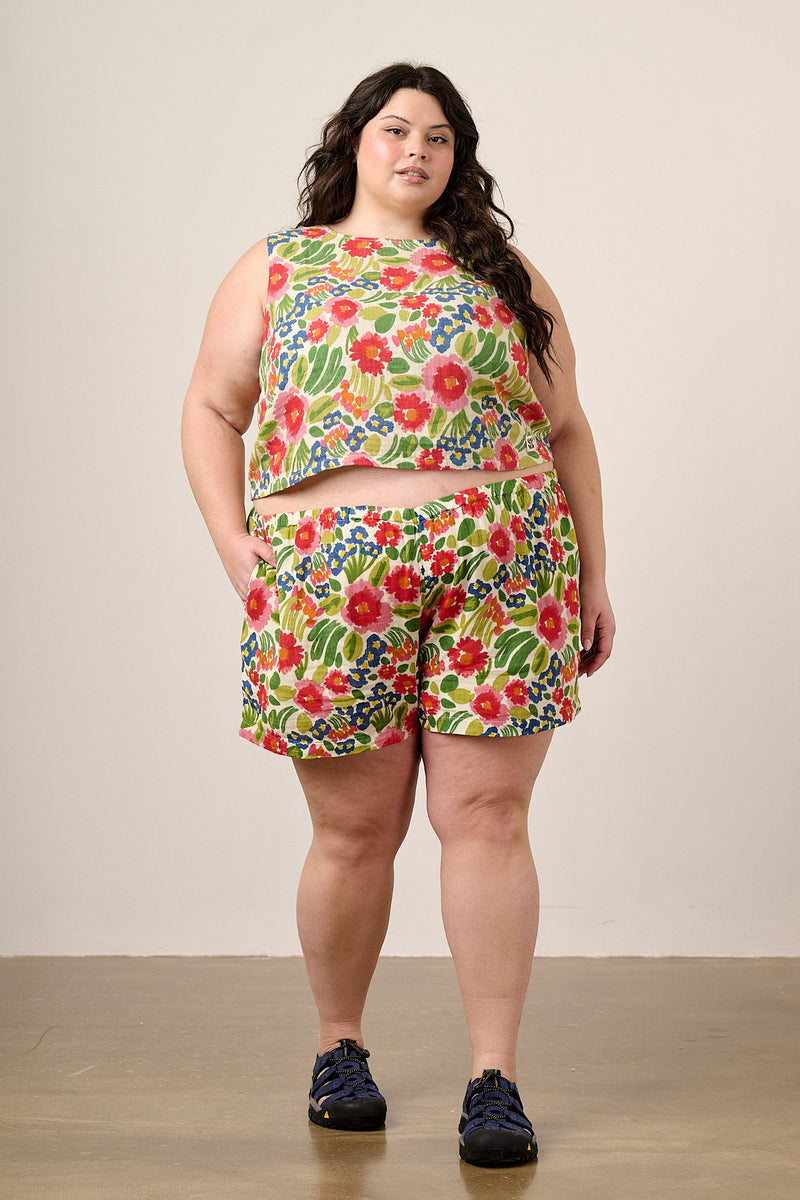 Arden - Cotton Shell Top in Ivory Marie